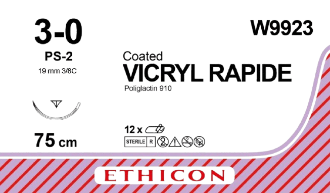 W9923 - VICRYL RAPIDE™ (polyglactin 910) Suture