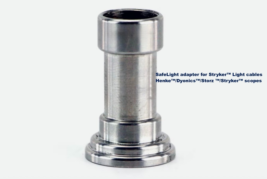 Rigid scope adapters for the light cable fitting