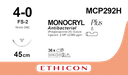 MCP292H - MONOCRYL Plus Antibacterial (poliglecaprone 25) Suture