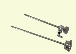 3mm diamtere, 11cm length Trocar with obturator-sheath and stopcock